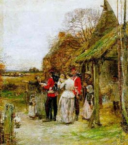 Grenadier Guards In A Kentish Landscape