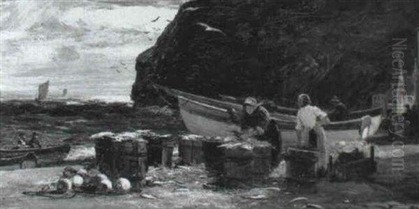Herring Harvest Staithes - view 1