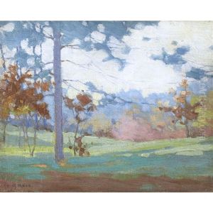 The Edge Of The Garden by Mary Augusta Hiester Reid