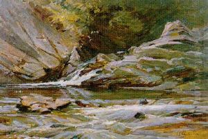 A Salmon Pond by Robert Payton Reid