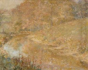 Stream In The Woods by Robert Reid