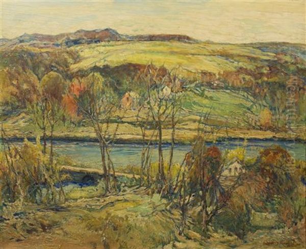 Autumn River Valley - view 1