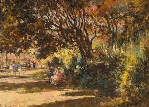 An Afternoon In The Park by Charles Reiffel