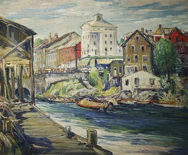 River Through The Town - view 1
