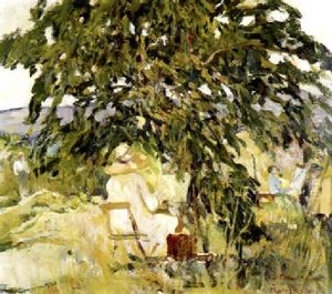 Charles Reiffel's Painting Class by Charles Reiffel