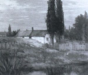 House By The Pond by Charles Reiffel