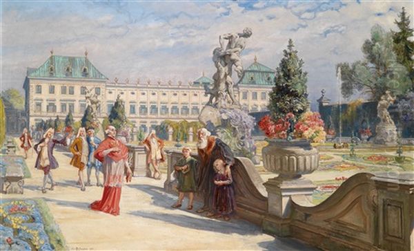 Im Schlossgarten Von Mirabell, Salzburg - view 1
