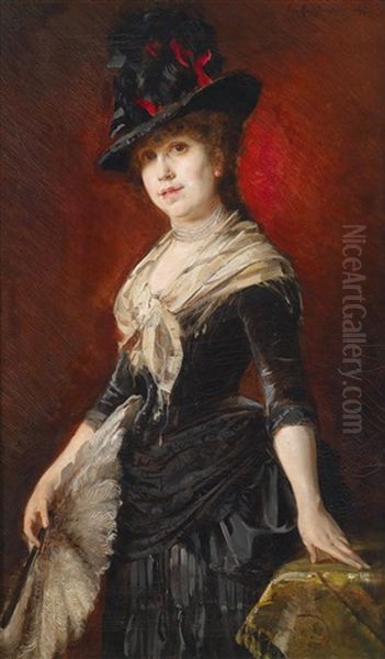 Portrait Einer Jungen Dame - view 1