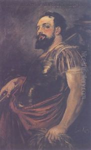 Hans Makarat In The Costume Of A Roman General