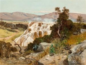 Sinterterrassen Bei Pamukkale by Paul Reiffenstein