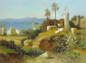 Carthago Mit Blick Auf Das Mittelmeer (nordafrika) by Paul Reiffenstein
