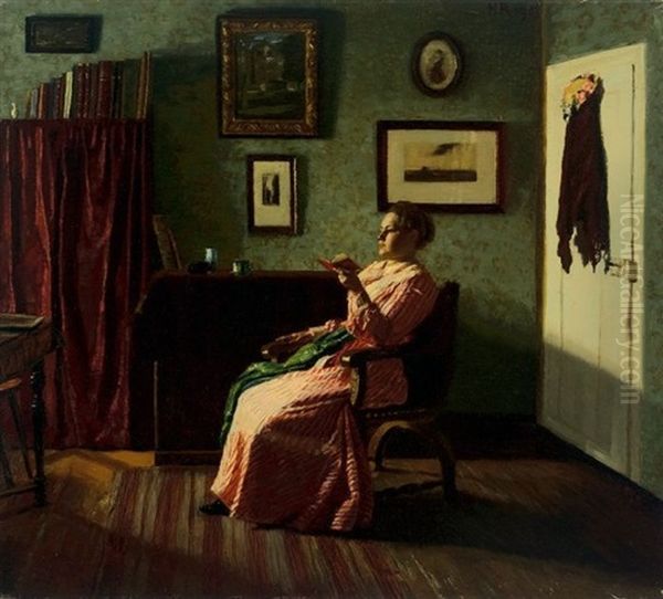 Interieur (frau Reifferscheid Lesend) - view 1