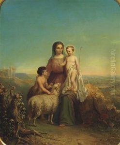 The Virgin Mary With Christ And John The Baptist