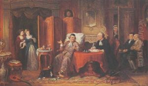 The Doctor's Visit by Henricus Engelbertus Reijntjens