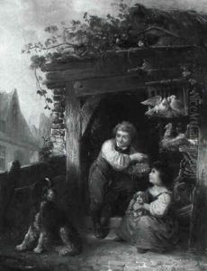 By The Pigeon House by Henricus Engelbertus Reijntjens