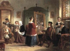 Jan Steen In His Studio by Henricus Engelbertus Reijntjens