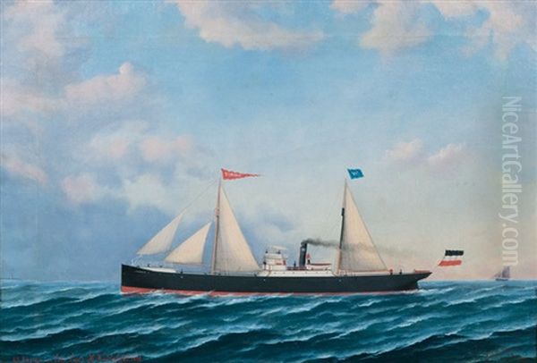 The Energie With A Pilot Boat And A Lighthouse - view 1