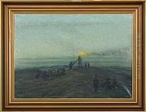 (only Danish Text Available): Sankt Hans Bal Ved Taarnby Klit, Hirtshals