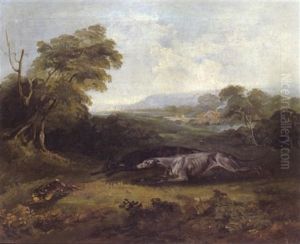 Colonel Thornton's Two Celebrated Greyhounds by Philipp Reinagle