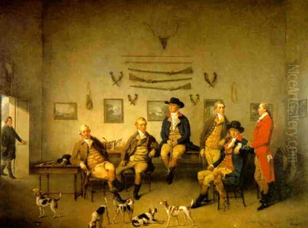 Members Of The Carrow Abbey Hunt, 1780 - view 1
