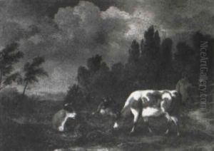 Figures Gossiping By A Stile