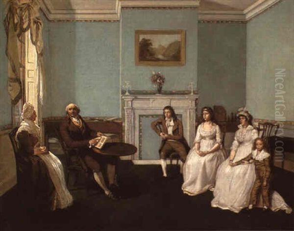 John Middleton With His Family In His Drawing Room - view 1