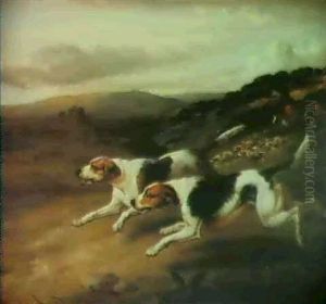 Foxhounds In Pursuit by Philipp Reinagle