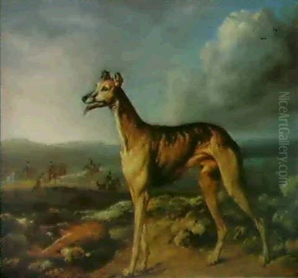 Portrait Of Major A Celebrated Greyhound - view 1