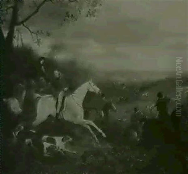 Breaking Cover, Colonel Thornton With His Hounds - view 1