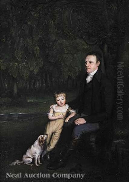 Portrait Of Thomas Fawcette Of Yorkshire, With His Nephew - view 1