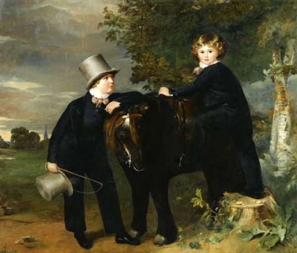 Portrait Of James Arthur Taylor And His Brother, John Samuel - view 1