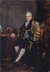 Portrait Of Sir Charles Flower, Bt, Lord Mayor Of London Wearing Robes Of Office