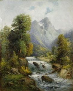 Mountain Landscape With River