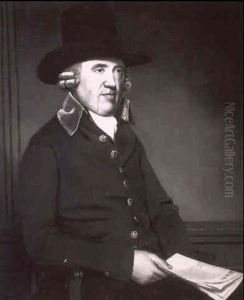 Portrait Of A Gentleman, Holding A Newspaper