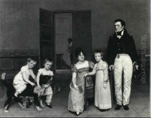 Portrait Of A Family (said To Be That Of Admiral Dundas) In An Interior... Portrait Of A Family (said To Be That Of Admiral Dundas) In An Interior...