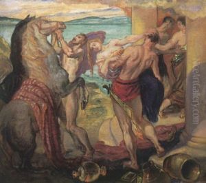 Raub Der Sabinerinnen by Franz Reinhardt the Elder
