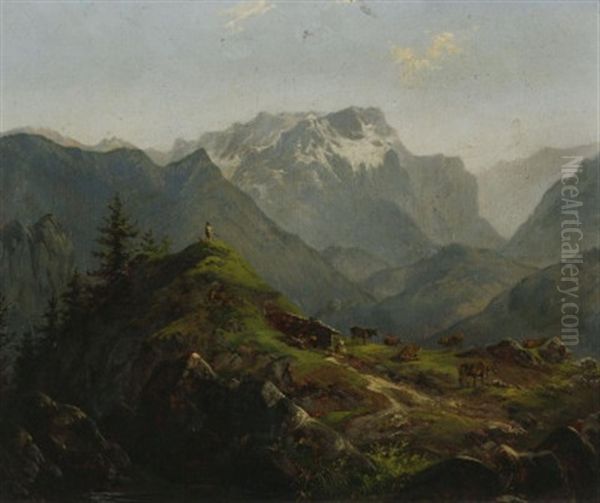 Tiroler Gebirgslandschaft Im Sommer - view 1
