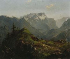 Tiroler Gebirgslandschaft Im Sommer
