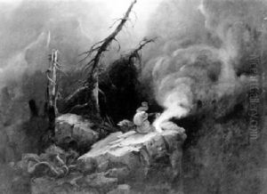 Die Wolfsschlucht by Carl August Reinhardt