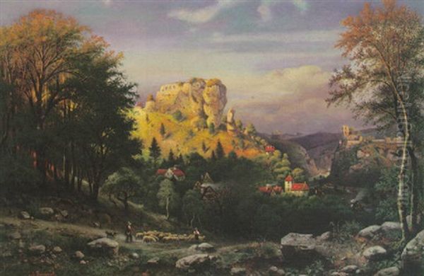 Blick Auf Streitberg - view 1