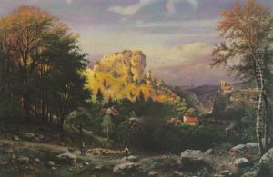Blick Auf Streitberg