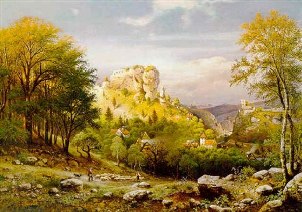 Blick Auf Streitberg In Franken - view 1