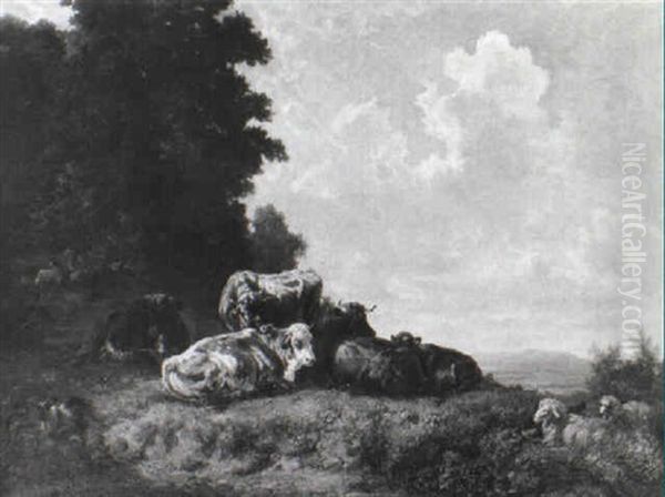 Landschaft Mit Ruhendem Vieh - view 1