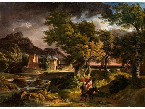 Gewittrige Landschaft - view 1