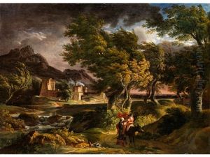 Gewittrige Landschaft by Johann Christian Reinhart
