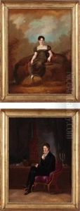Madame Rousset Dans Un Paysage Bucolique (+ Monsieur Rousset Dans Sa Bibliotheque; 2 Works)