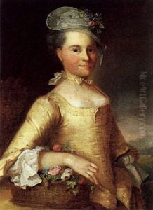Bildnis Einer Dame Mit Blumenkorb