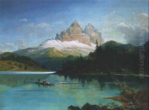Der Misurina-see In Sudtirol An Einem Prachtvollen Sommertag Der Misurina-see In Sudtirol An Einem Prachtvollen Sommertag