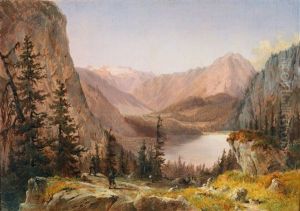 View From The Trisslwand Over The Altausseer See Towards Sarstein And Dachstein