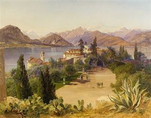 Northern Italy Lakescape (lago Maggiore?)